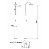 Душевая колонна для улицы Ipanema