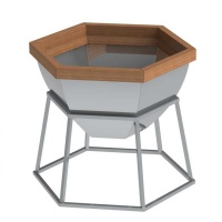 Банный чан 6 граней на подставке